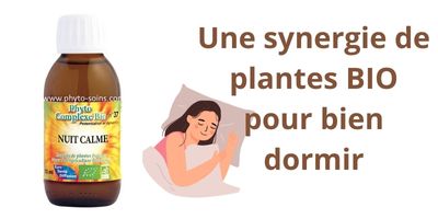 Phyto-complexe nuit calme, synergie liquide de plantes sédatives